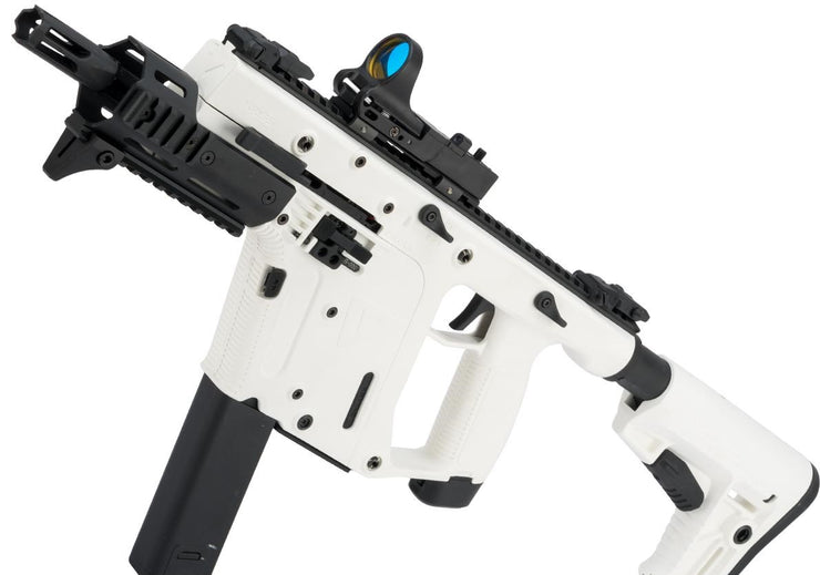 KRISS USA Limited Edition "Alpine White" KRISS Vector Airsoft SMG by Krytac (Model: High Velocity)