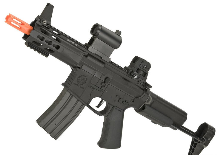 Krytac Full Metal Trident MKII PDW Airsoft AEG Rifle (Color: Black)