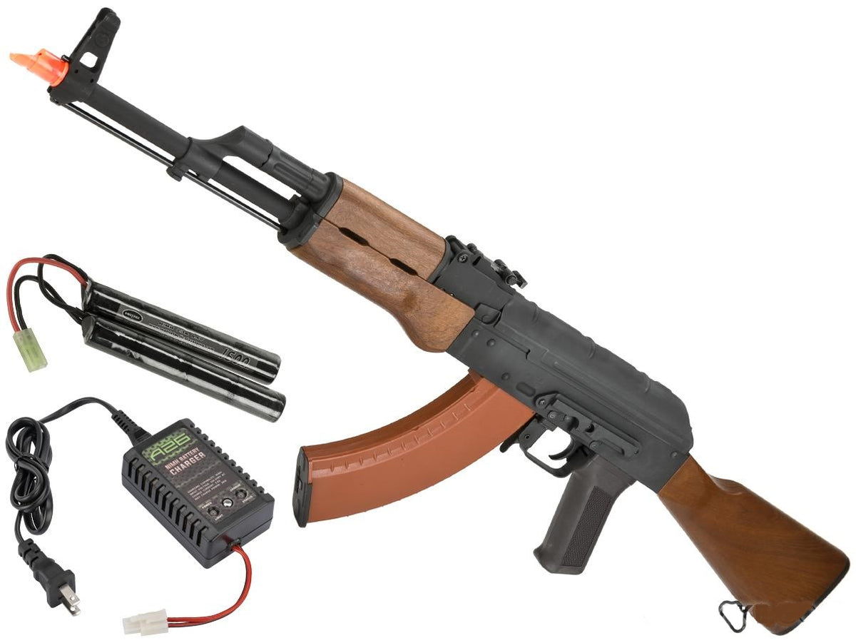 CYMA CM036 AKM Airsoft AEG Rifle (Model: Imitation Wood ...