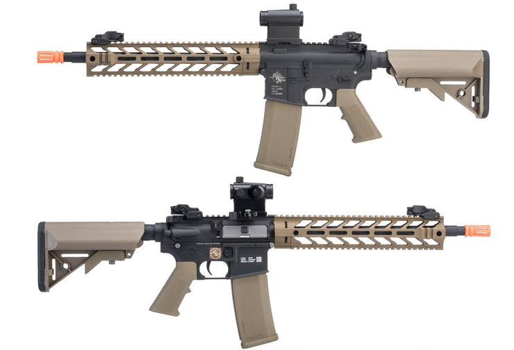 Specna Arms / Rock River Arms Licensed CORE Series M4 AEG (Model: M4 Carbine M-LOK / 2-Tone Black and Tan)