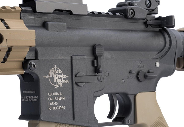 Specna Arms / Rock River Arms Licensed CORE Series M4 AEG (Model: M4 Carbine M-LOK / 2-Tone Black and Tan)