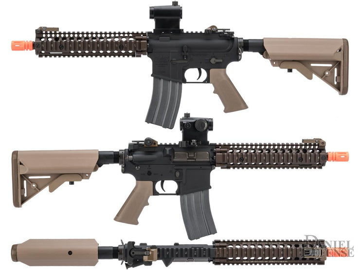 VFC Daniel Defense Licensed MK18 MOD1 Airsoft AEG Rifle w/ Avalon Gearbox (Color: Dark Earth)